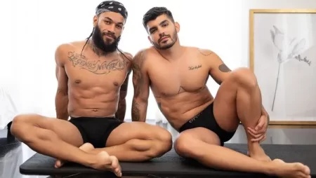 Andy Rodrigues Pounds Vitor Alves in Hardcore Gay Anal Sex