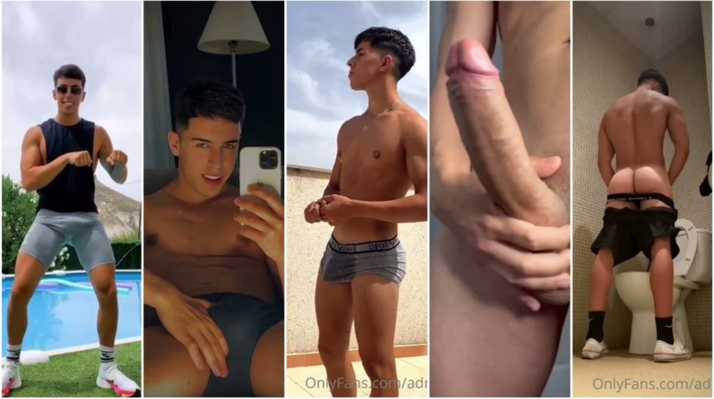 Spanish Stud Adrianlt7 Jerk Off Compilation Video