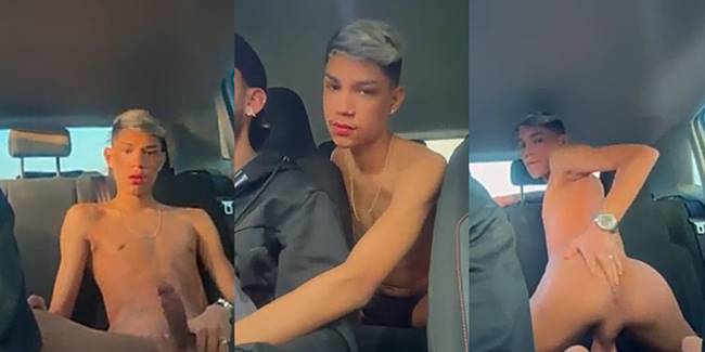 Jerking in Uber Backseat and Getting Fingered Hard