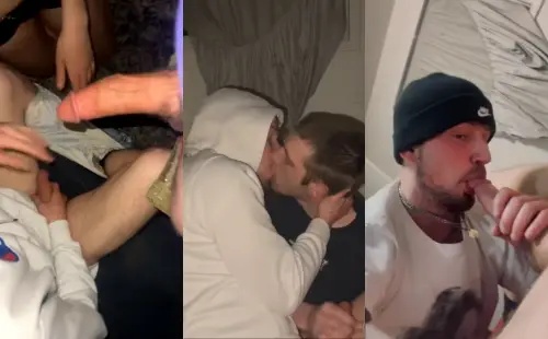 Dankspermbank Sucking Eachother in Gay Porn Action