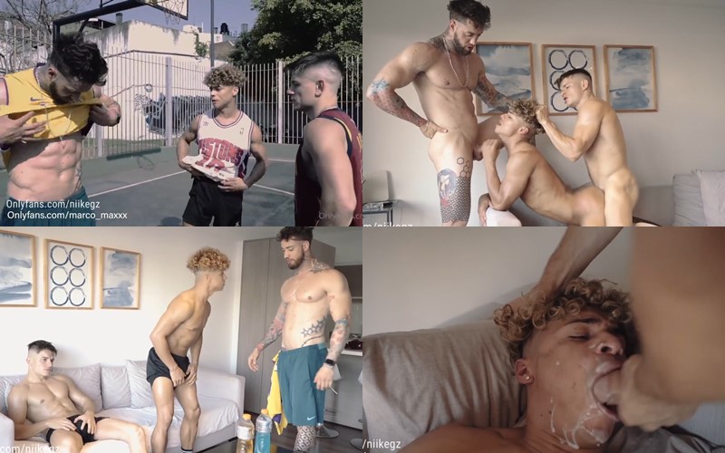 Marco Maxxx and Niikegz Rough Threesome After Game