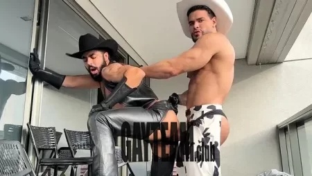 Rico Marlon Fucks JM Cowboy Hard in Gay Porn Action