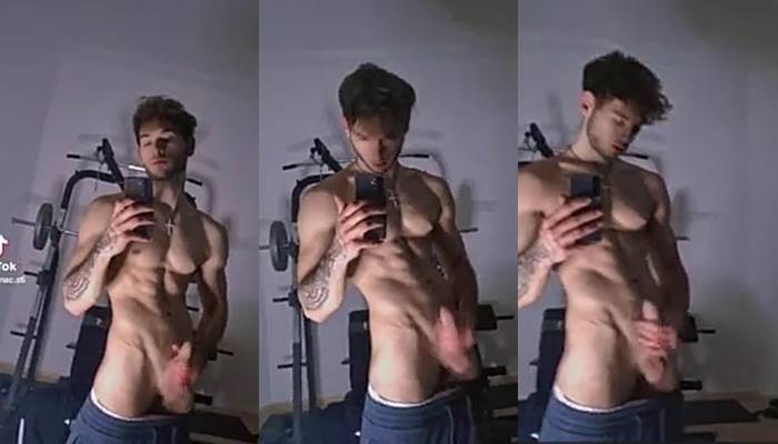 Mac.stl jerks his hard dick