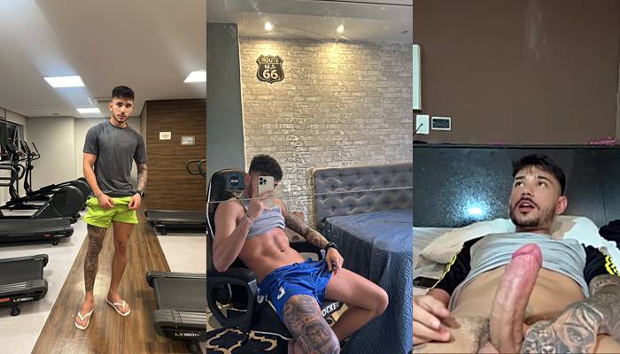 Levy Mattos (mattoslevyy) Strokes His Veiny Cock