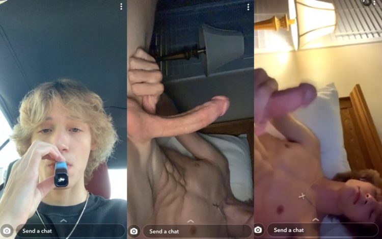 Tiktoker Twink Jerks His Dick in Hot Compilation