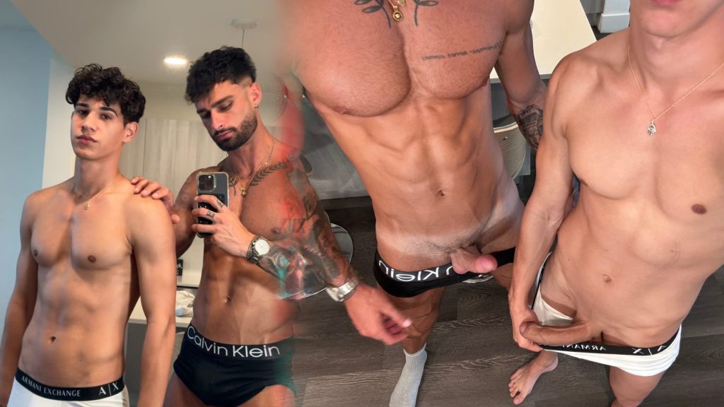 Christopher Yianni Sucks Angel Dario Garcia in Hot Gay Blowjob Action