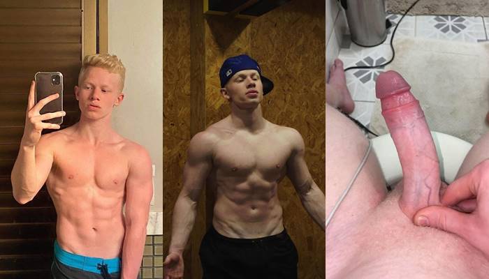 Albbino Influencer Cock Compilation Show Off