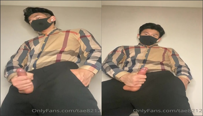 Tae8212 Strokes Cock and Explodes Through Fly