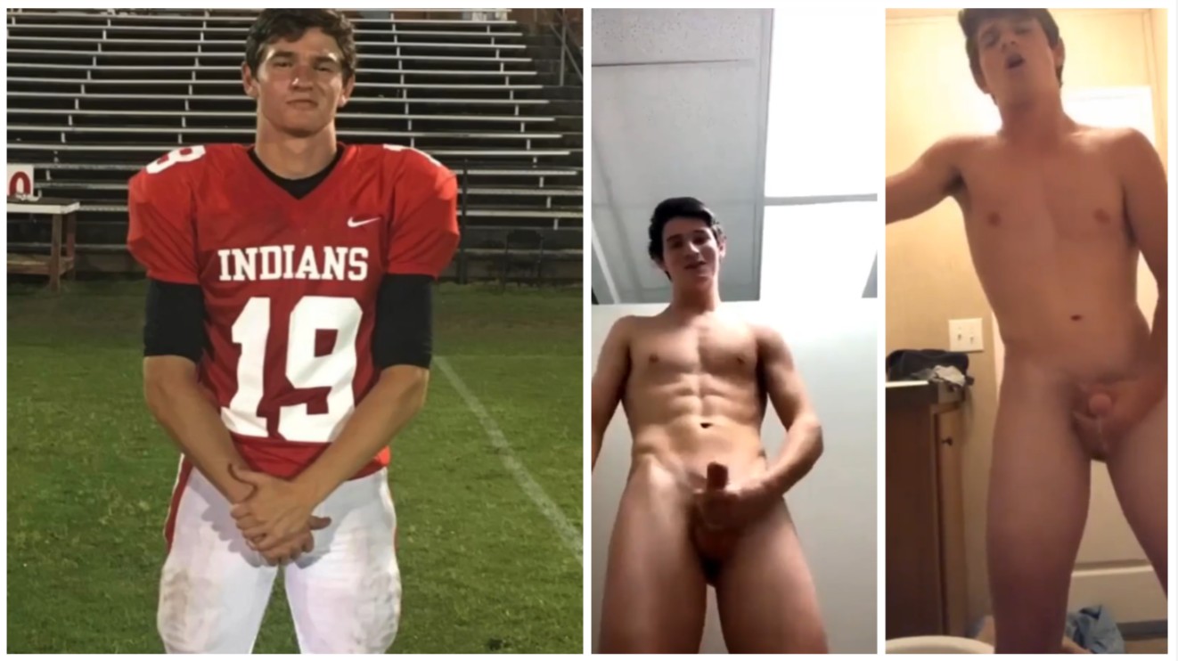 Football Stud Jerks Off in Solo Videos
