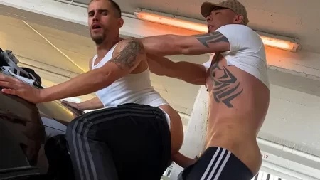 Tian Tao Raw Fucks Deepthroat in Parking Lot