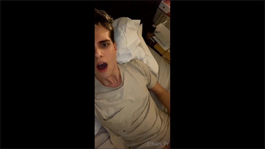 Ethan_Pr Busts Huge Load All Over His Face - Watch Him Shoot Cum