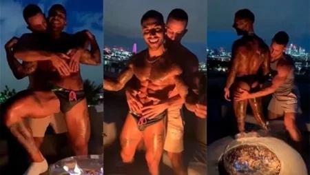 Jakub Stefano and TheRealMrExotic Fireside Cock Worship