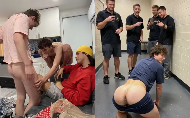Straight Guys Fool Around in Steamy Compilation - Anonteababy