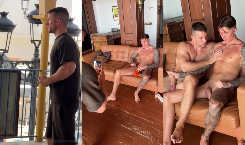 Wazgod121 Photoshoot Turns Into Mutual Jerking Session