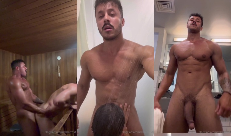 Diego Barros (dibarros1) gym fuck with another guy