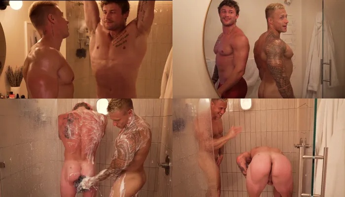 Desmides Shower Together Gay Porn Video