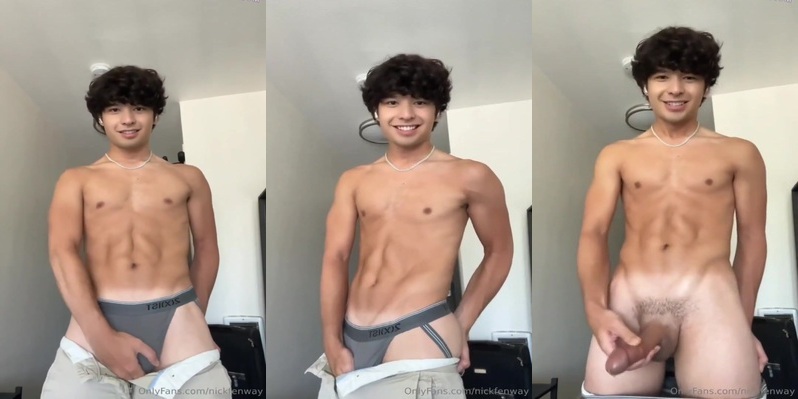 Nick Fenway Jerking Young Cock Until Cum