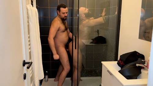 Naughty Duo Watersports in Shower