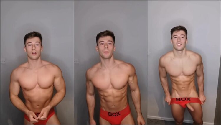 Irish-x shows off his body and cock