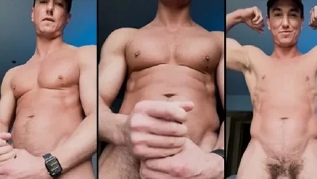 Cade Maddox Hotel Jerking Just For You - Solo Gay Porn Jerk Off