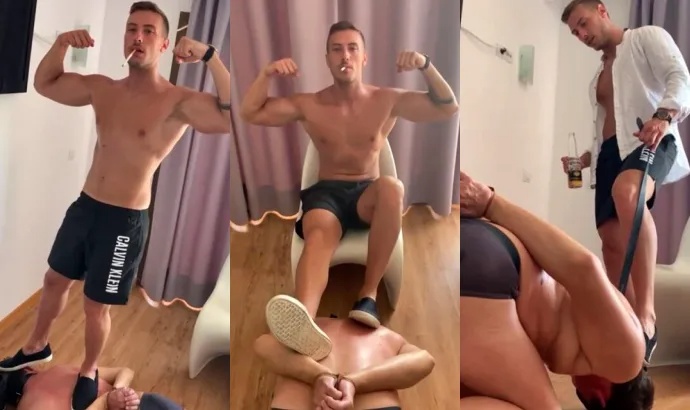 Dom Master Italian Giovani Teaches Submissive Lesson