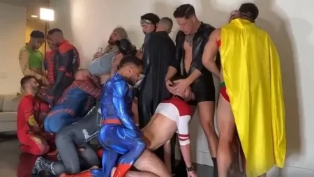 SuperHero FuckFest Part 1: Hardcore Hero Action Unleashed