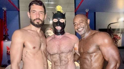 Aaron Trainer, Nandomangnoxl, OzhawkDaddy Threesome at Gaythering Miami Trio