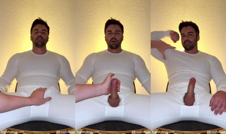 Jordan gets a handjob in a onesie - JordanxBrandt - Brandtsboys