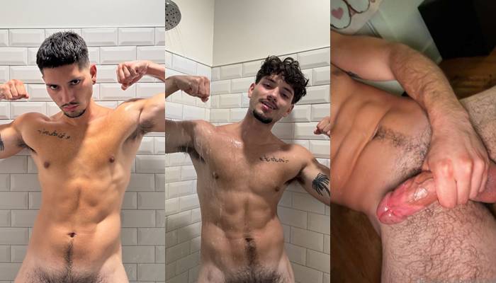 Emlllvno Shows Off Hot Body and Cock