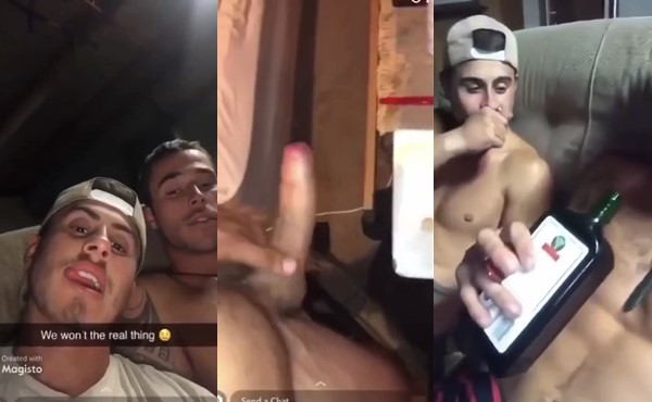 Drunk Straight Guys Fool Around Together