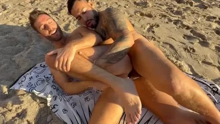 Viktor Rom and Danny Fox - Beach Sex and Outdoor Anal