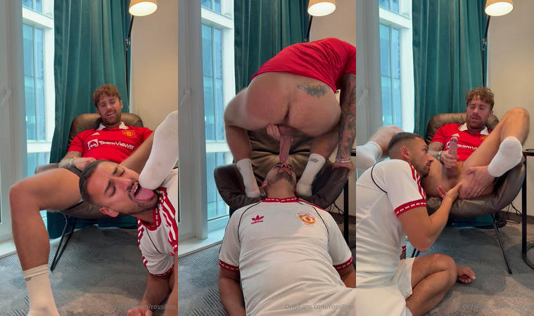 Rossilino Gets Worshipped by JockVentureXXX in Intense Gay Session