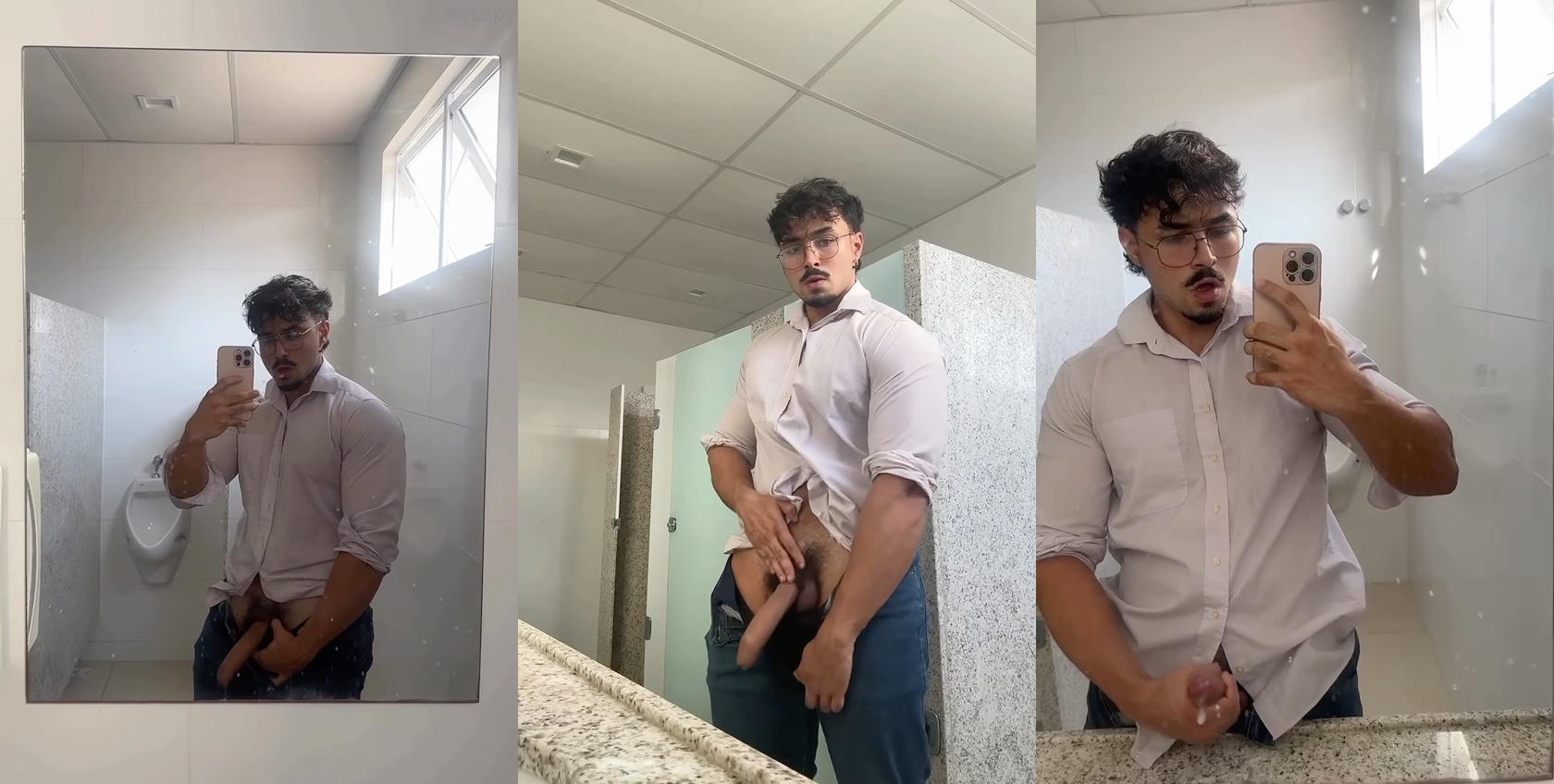 Capy (mrcapy) quick jerk off in restroom