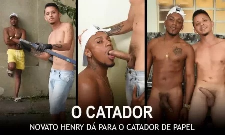 Serginho and Henry Ebano in O Catador Bareback Action
