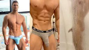 Kyle Hynick shows off his cock in the shower – OnlyGayPorn