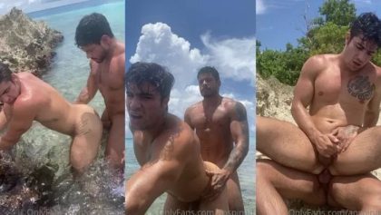 Alejo Ospina and Daniel Montoya – Sex in the Sea – OnlyGayPorn