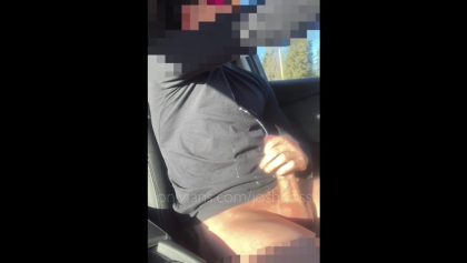 Cumming on myself while driving – Josh Boss (JoshBoss) – OnlyGayPorn