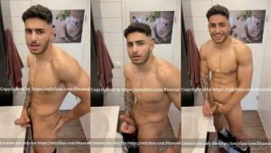 FitNarad jerks off in the bathroom – OnlyGayPorn