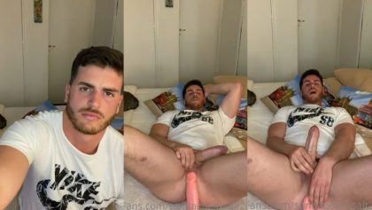 Santiagoelissalt209 jerks off with a dildo in him – OnlyGayPorn