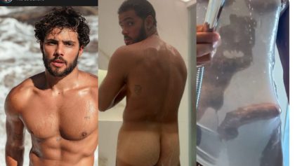 Brazilian actor GabrielFuentes shows off his hard dick in the shower – OnlyGayPorn