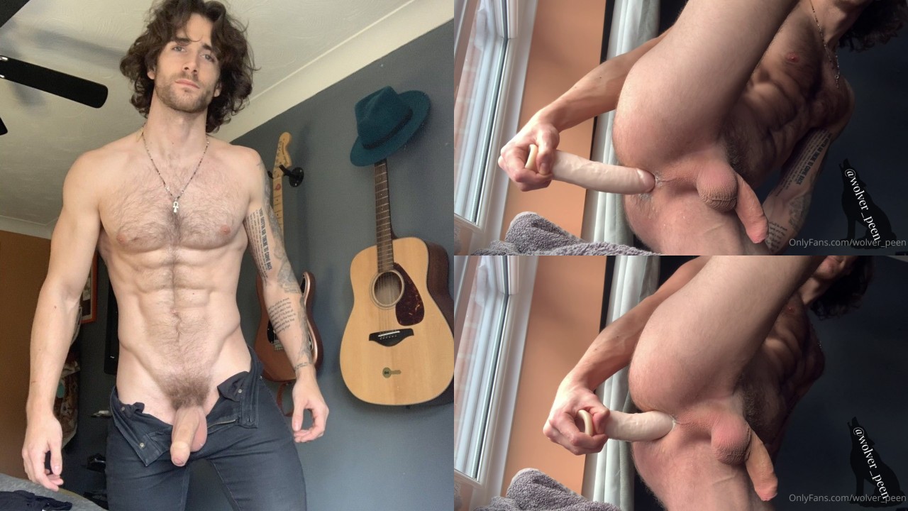 wolver_peen fucks himself with a dildo - OnlyGayPorn - OnlyGayPorn