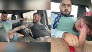 Tyler Durden sucks a hot stud in the car – OnlyGayPorn