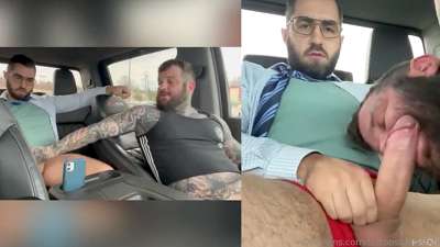 Tyler Durden sucks a hot stud in the car – OnlyGayPorn