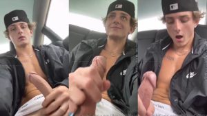 Rockyoffficial – jekring off in the uber – OnlyGayPorn