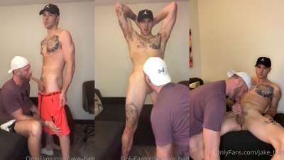 Gunnar Joseph swallows Jake Hart's 10 inch dick – OnlyGayPorn