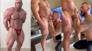 Pro IFBB Bodybuilder Lewis Breed gets sucked – OnlyGayPorn