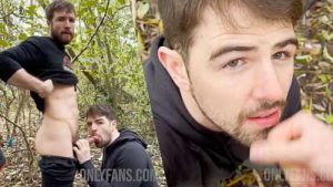 Aidan Ward (Apex Aidan) and Connor Wolfe – blowjob in the woods – OnlyGayPorn
