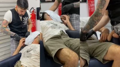 Garotoargentino – fucking in the barber chair – OnlyGayPorn