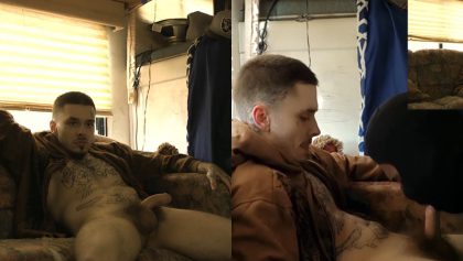 Tattooed guy needs to pay the bills – raw fervor – OnlyGayPorn