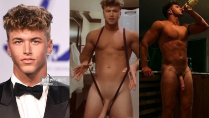 Nate Garner shows off his long cock – OnlyGayPorn